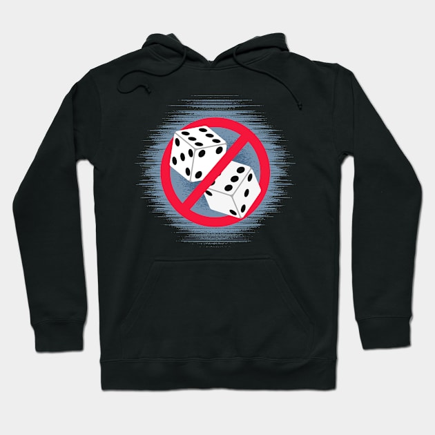 No Dice Hoodie by Kenny The Bartender's Tee Emporium